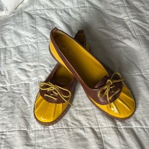 Cole Haan/Nike mustard yellow “rain” shoe